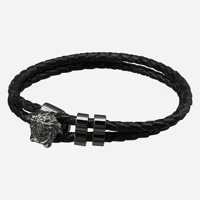 Versace Double Medusa Armband schwarz 152837755