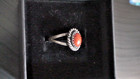 Vintage B. BEGAY Petite Native American Coral Sterling Silver Ring - Size 3.5 — photo 4