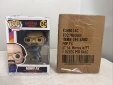 Funko Pop! Television Stranger Things Murray #1543 Vinyl Figure New / Dented Box