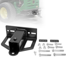 Zero Turn Lawn Mower Hitch with 2" Receiver, 6Mm Steel Trailer Hitch with Chain