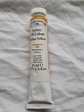 Winsor & Newton Indian Yellow Oil Paint Series 2 Perm A 21cl Unused Old Stock