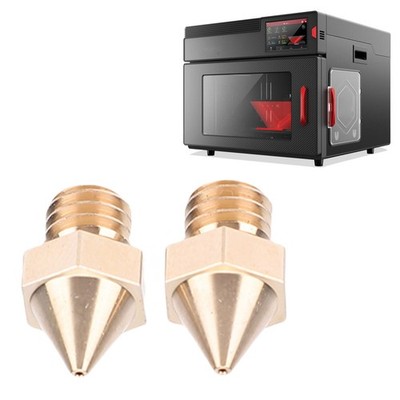 2Pcs 3D Printer Brass Nozzle Fit for Raise3D N 0.4MM Brass Accuracy Hot End NEW