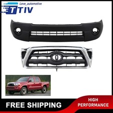 Front Bumper Cover Grille Assembly For 2005-2008 Toyota Tacoma