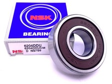 NSK 6204 DDU Deep Groove Bearing, Sealed 6204 2RS 20x47x14 mm