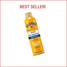 Gold Bond No Mess Body Powder Spray 7 oz., Fresh Scent With Aloe