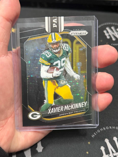 Xavier McKinney (Packers) Black Stars 1/1 Panini Prizm NFL Premium (1 of 1)