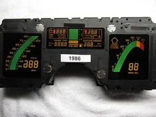 1986 Corvette cluster Chevrolet digital dash instrument Rebuilt 84 85 87 88 89