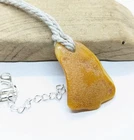 Raw Natural Amber Pendant Genuine Baltic Stone Amulet Unpolished Unisex