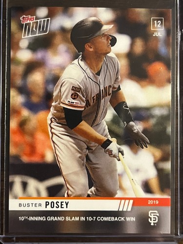2019 Topps Now 501 Buster Posey