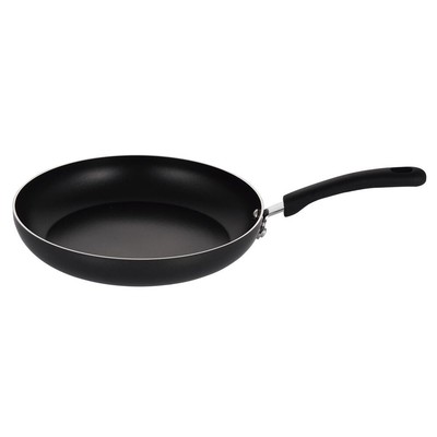 NutriChef 11in Non-Stick Open Fry Pan PFOA Free Aluminum Metal w/ Stylish Work