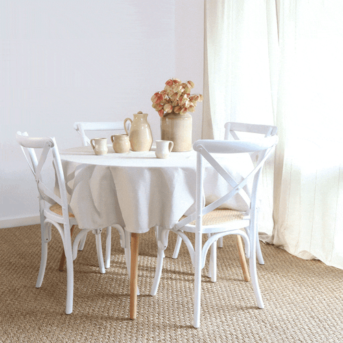 Cross Back Dining Chair Black | Set of 2 - Picture 11 of 12