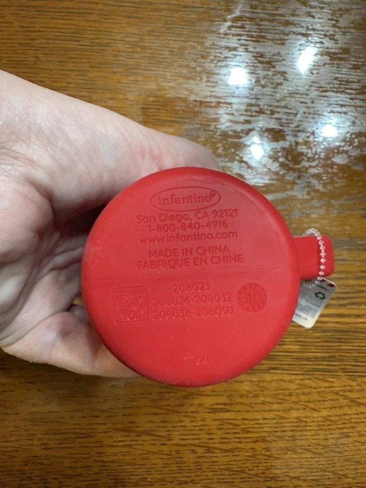 Infantino Mi 1er Vaso Edición Limitada 6m+ Taza Roja Navidad El Grinch Foto 4 de 4