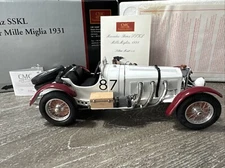 CMC 1/18 Scale MERCEDES BENZ SSKL #87 WHITE ELEPHANT MILLE MIGLIA (1931) M-055