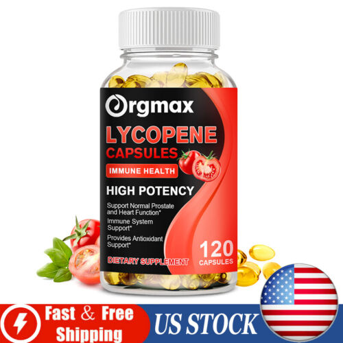 Lycopene Capsules Tomato Extract Complex High Potency For Immune Heart Health - Picture 1 of 9