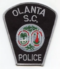 old style OLANTA SOUTH CAROLINA POLICE PATCH