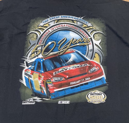 Daytona 500 50th years shirt 2008 Nascar size XXL black - Picture 4 of 6