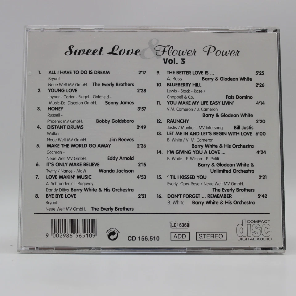 Musik CD | Sweet Love Flower Power - Vol. 3 | Disc poliert - Bild 2 von 2