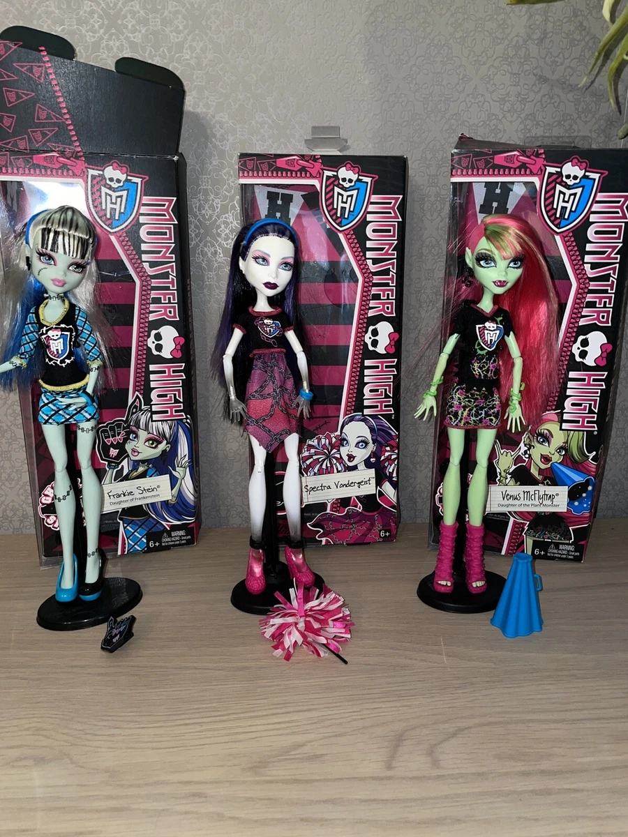 lot 3 poup es Monster High Ghoul Spirit Venus Spectra Frankie