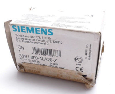 Siemens Schlossantrieb CES, SSG10 | 3SB1 000-4LA20-Z | Z=SMS6 | 3SB1000-4LA20-Z
