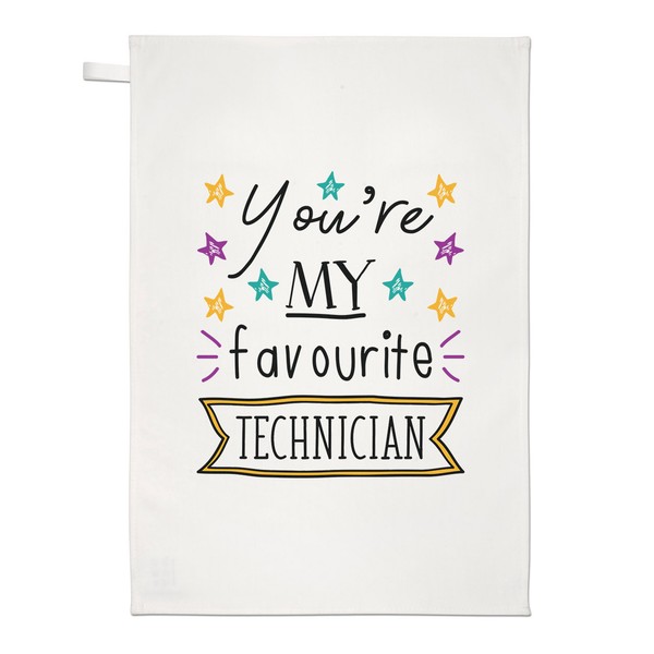 You're My Favorit Techniker Stars Geschirrtuch SpüLlappen - Lustig-image