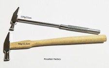 2er Juwelier/Uhrmacher Hammer SWISS STYLE (1x holzgriff und 1x stahlgriff)