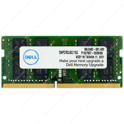 Dell 16GB DDR4-2666 SODIMM SNPCRXJ6C/16G AA075845 CRXJ6 0CRXJ6