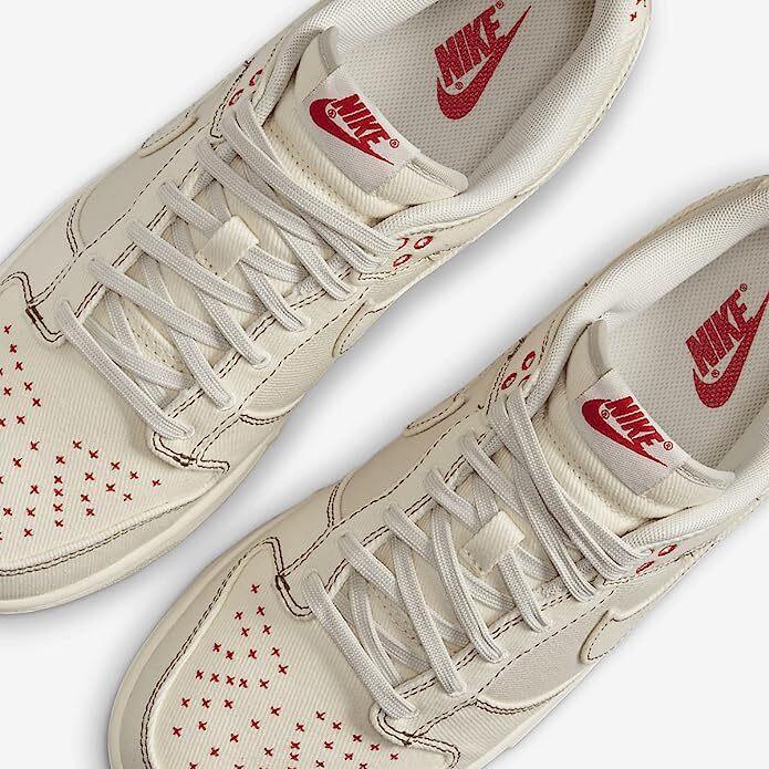 Nike Dunk Low Sashiko Denim Light Orewood Brown White Sail Ivory