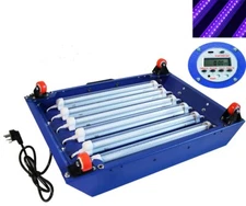 110V Movable Exposure Unit w/LED UV Lamp Tube for Screen Printing etc15.7x19.6''