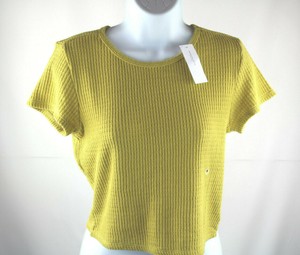 american eagle yellow crop top