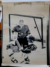 1987 PATRICK ROY LASERPHOTO NHL HOCKEY PHOTO GOALIE MONTREAL CANADIENS EXPOS 