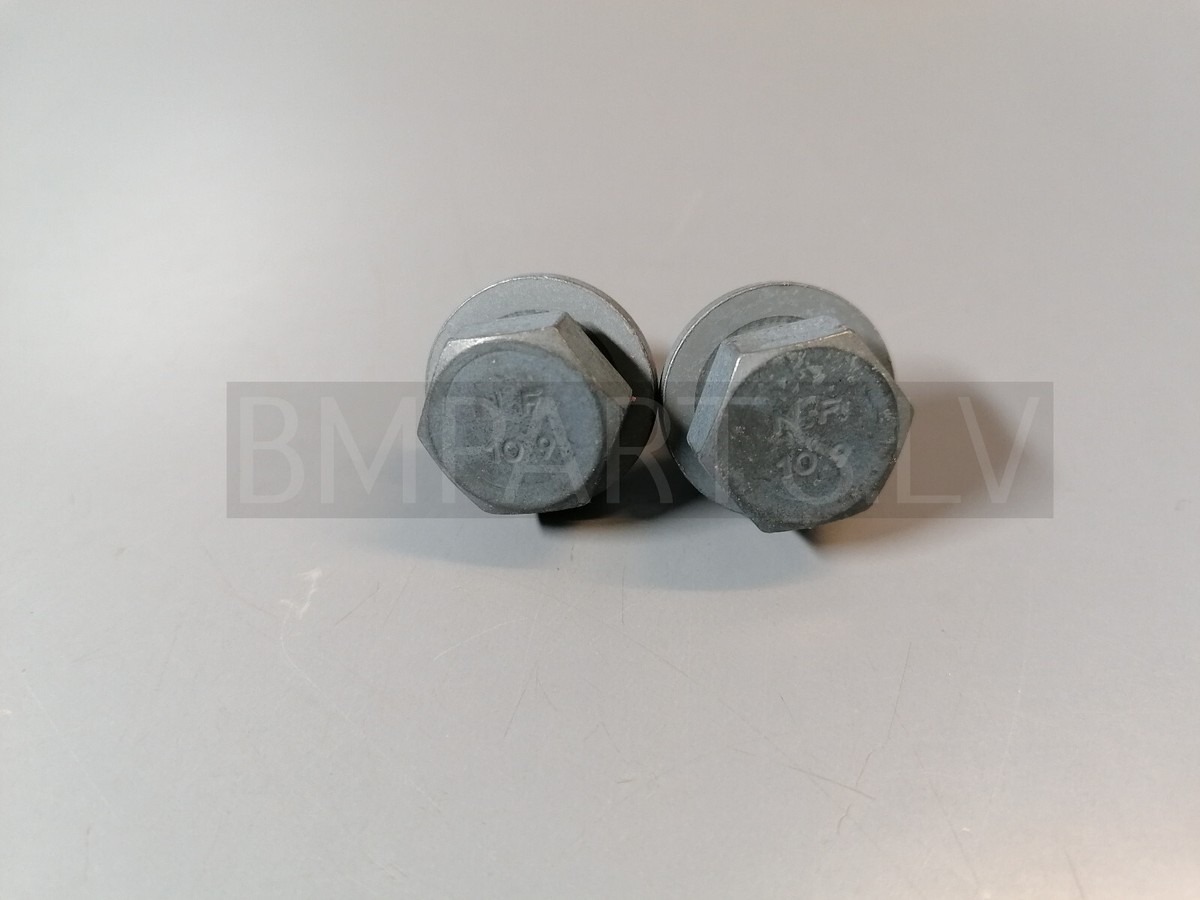 2x NEW GENUINE BMW E36 E34 E85 E86 HEX BOLT WITH WASHER FRONT 