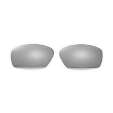 Walleva Titanium Polarized Replacement Lenses For Oakley Badman Sunglasses