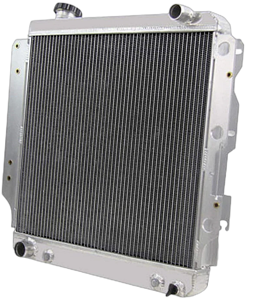 Radiador de aluminio de 3 filas para Jeep Wrangler TJ YJ 1987-2006 2,4 L 2,5 L 4,0 L 4,2 L Foto 2 de 4