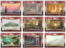 2015 Star Wars: Das Erwachen der Macht Serie 1 - 10 Karten Locations Chase Set NM