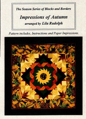 Impressions of Autumn Wall Quilt Pattern by Granny Nanny's 9503