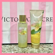 Victoria's Secret CRISP YUZU ORCHID Body Mist  Body Lotion 2 Piece Set NEW NIB