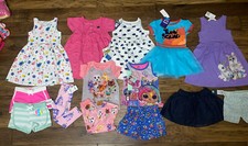 New girl summer clothes shorts dresses size 4/5 bundle lot sets