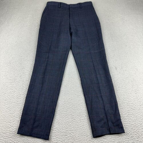 J. Crew Ludlow Slim Fit Suit Pant Men's 29 Mini Herringbone Windowpane Wool
