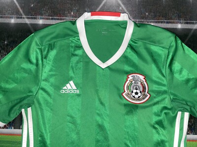 Mexico National Team Home Adidas 2016 Soccer Jersey Sz Small