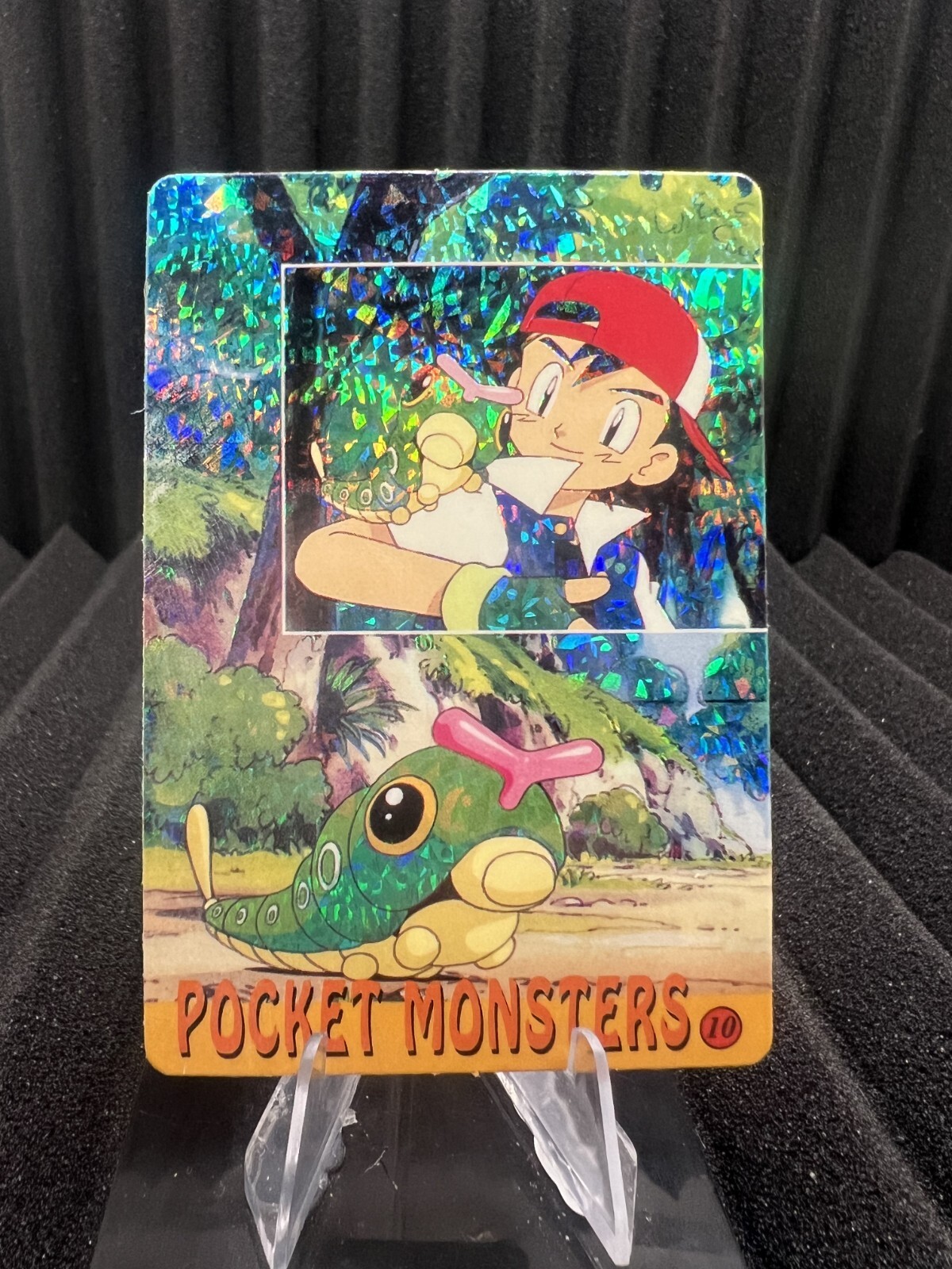 Vintage 1999 Pokemon Bandai HOLO Prism Sticker Pocket Monsters Vending