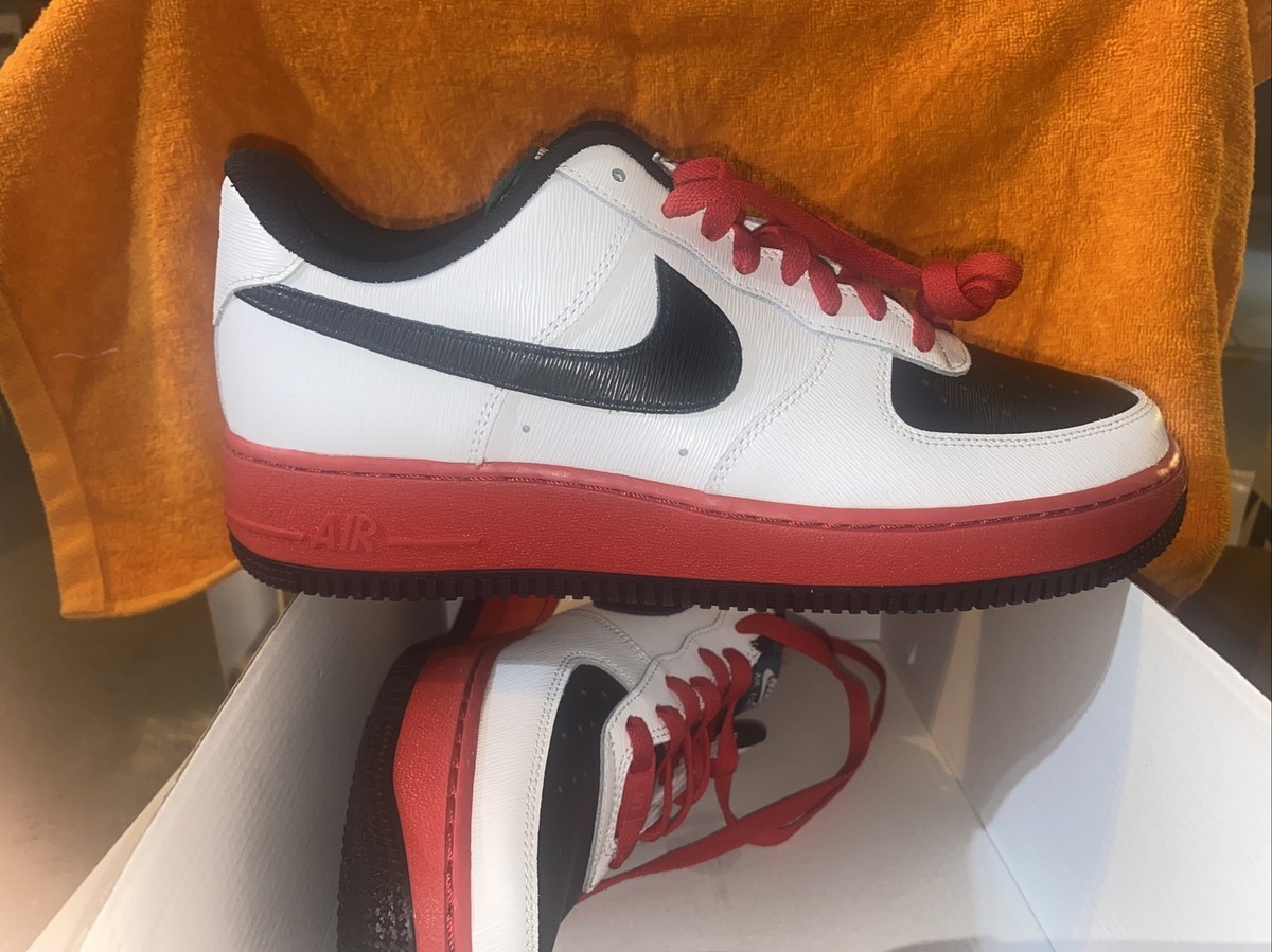 Nike Air Force 1 Low ID By You CHICAGO Red Black Shoes. Size 13 Style:CT7875-994 Nike Air Force 1 Low By You Custom Chicago | Hype Stew  main image 4