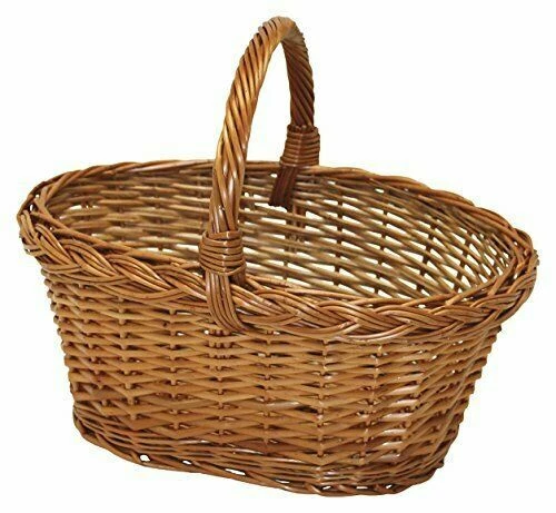 Vasi, sottovasi, cestini e fioriere in vimini per la cura delle piante e del terriccio da giardino