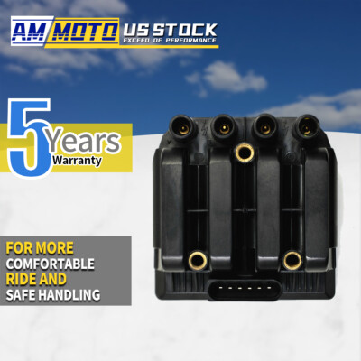 High Performance Ignition Coil UF484 for 2000-2006 VW Jetta Golf Beetle 2.0L L4