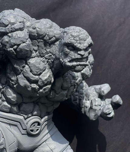 The Thing Figura Stampata in 3D, Marvel's Fantastic Four Powerhouse, Non Dipinta - Foto 2 di 5