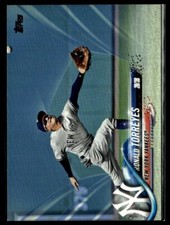 2018 Topps 481 Ronald Torreyes New York Yankees Father's Day Blue 46/50