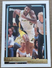 1992-93 Topps Gold Sam Mitchell Indiana Pacers #249