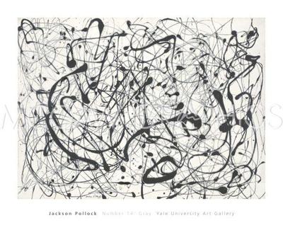 Number 14 Gray/ジャクソン ポロック/ポスター pollock Number 14 Gray, Jackson Pollock, Wall Decor Art Print Poster 11