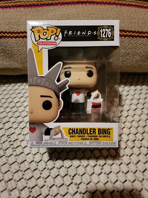 Chandler Bing Friends Funko Pop #1276 Matthew Perry Statue Liberty