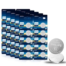 20 PCS Philips Lithium Battery 3V CR2450 ECR 2450 5029LC LM2450 DL2450 BR2450