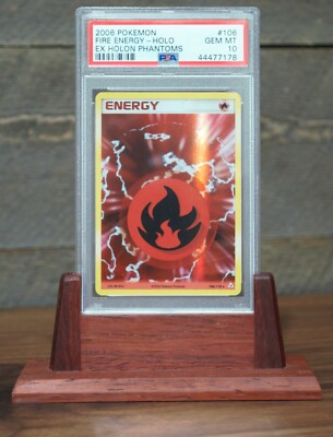 PSA 10 Pokemon Fire Energy Holo EX Holon Phantoms 106/110 | eBay